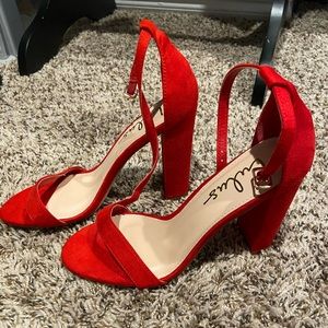Red heels- like new